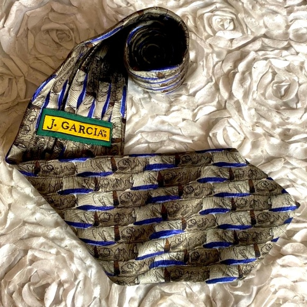 New J. Garcia mens silk tie‎